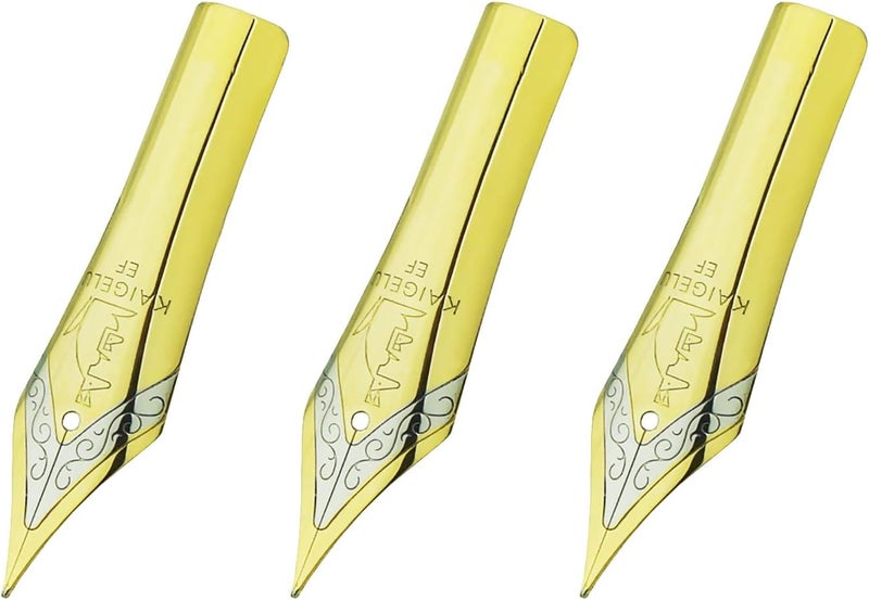 erofa 3 PCS Kaigelu Fountain Pen Nibs Spare Extra Fine Nib, #6 Size - Image 2